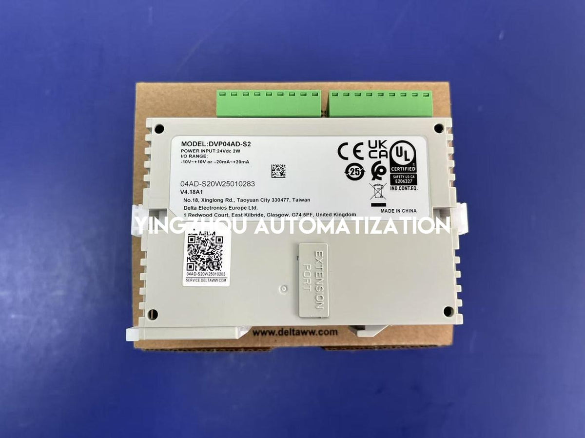 Delta DVP-S Series Analog Input Module DVP04AD-S2 - 4-Channel 14-bit Resolution-vezhoo