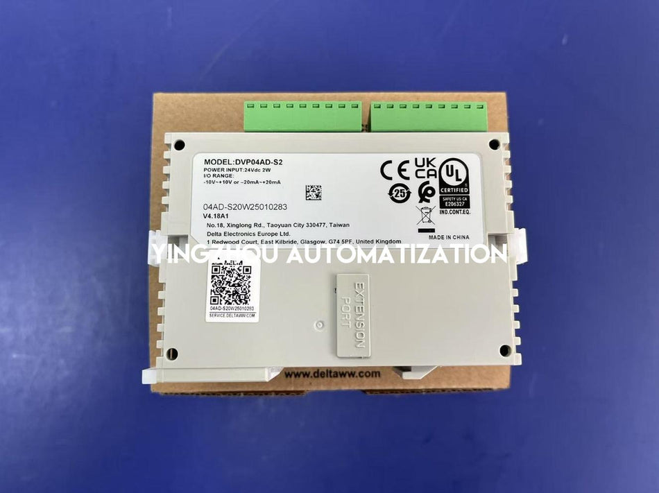 Delta DVP-S Series Analog Input Module DVP04AD-S2 - 4-Channel 14-bit Resolution-vezhoo