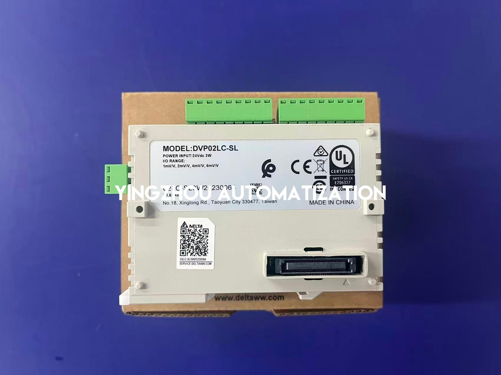 Delta DVP-S Series DVP02LC-SL Load Cell Module - 2 Channels, 24-bit Resolution, Left-Side High Speed-vezhoo