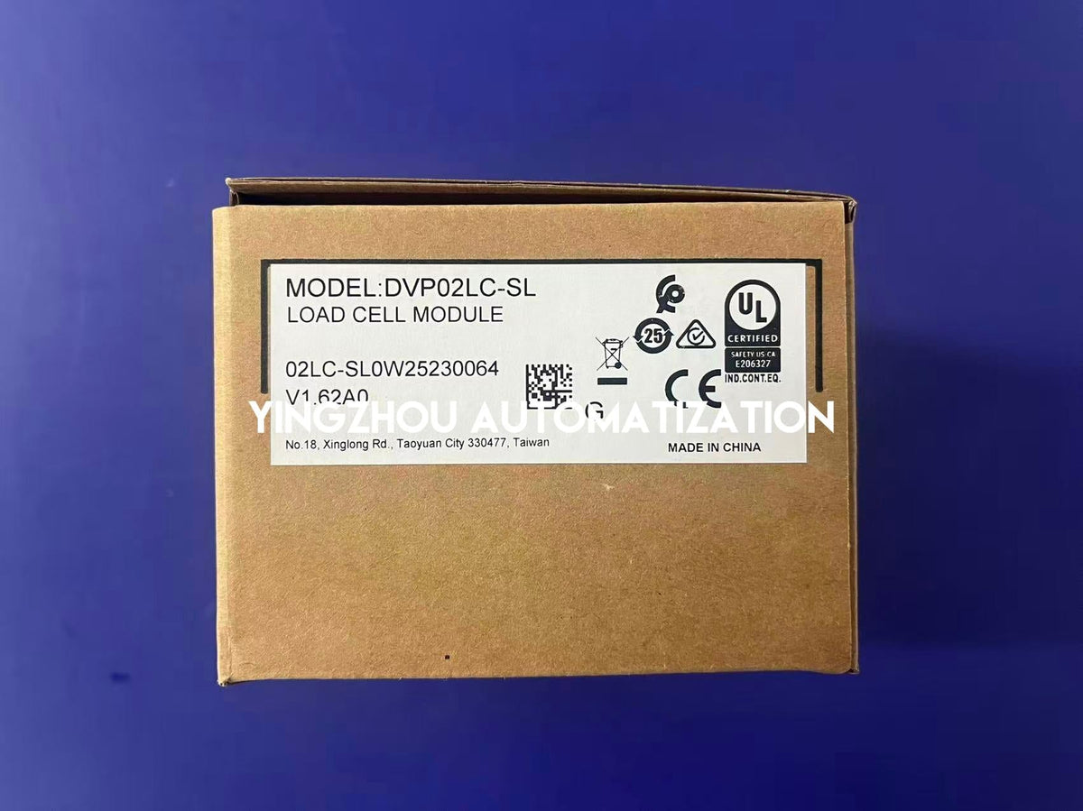 Delta DVP-S Series DVP02LC-SL Load Cell Module - 2 Channels, 24-bit Resolution, Left-Side High Speed-vezhoo