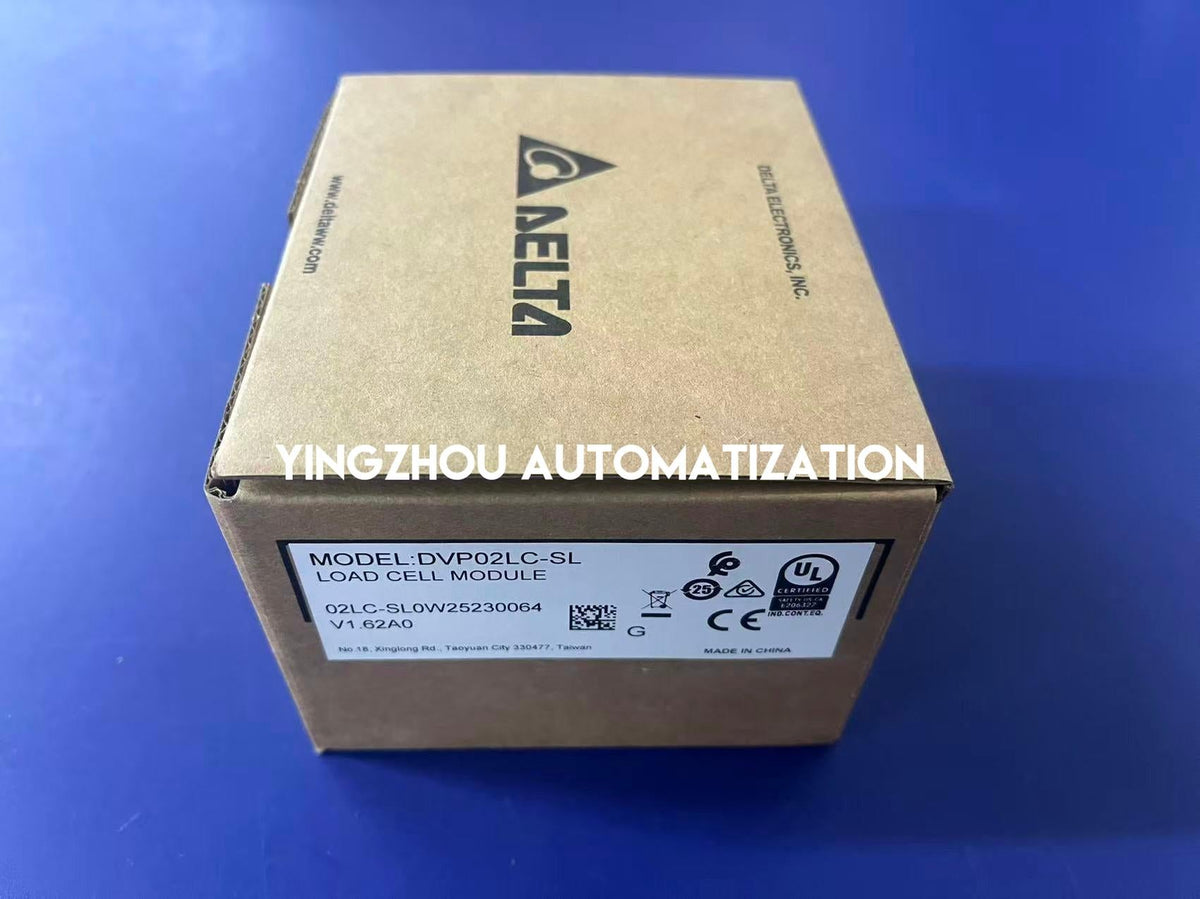 Delta DVP-S Series DVP02LC-SL Load Cell Module - 2 Channels, 24-bit Resolution, Left-Side High Speed-vezhoo