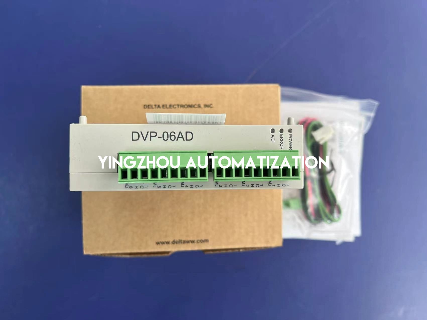 Delta DVP-S Series DVP06AD-S Analog Input Module - 6-Channel 14-bit Resolution-vezhoo