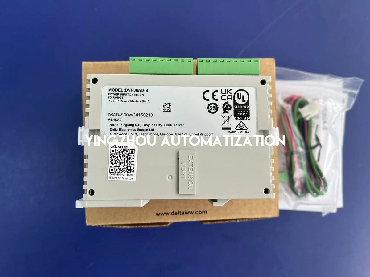 Delta DVP-S Series DVP06AD-S Analog Input Module - 6-Channel 14-bit Resolution-vezhoo
