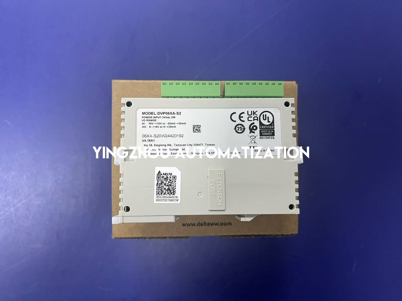 Delta DVP-S Series DVP06XA-S2 Analog I/O Module - 4-Channel Input & 2-Channel Output-vezhoo