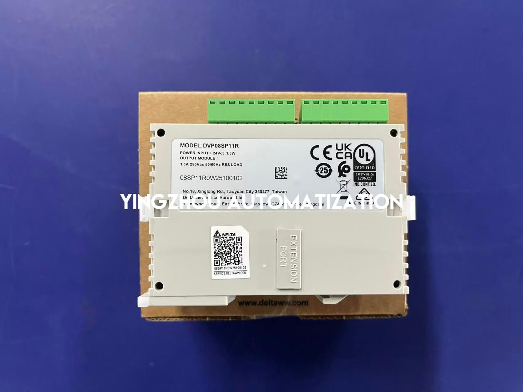 Delta DVP-S Series DVP08SP11R Expansion Module - 4 Digital Inputs, 4 Relay Outputs, Right-Side Extension-vezhoo