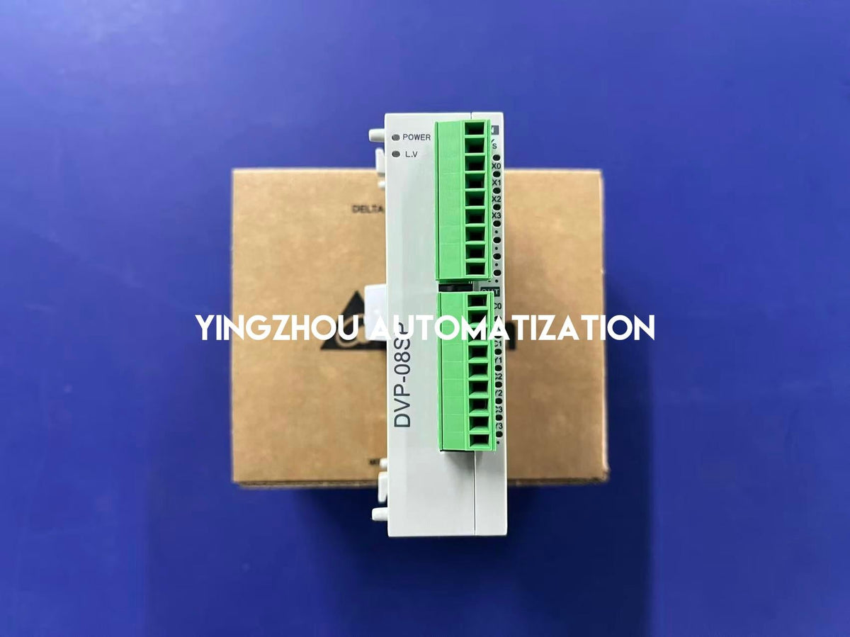 Delta DVP-S Series DVP08SP11R Expansion Module - 4 Digital Inputs, 4 Relay Outputs, Right-Side Extension-vezhoo