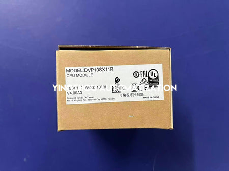 Delta DVP-S Series DVP10SX11R PLC - 10-Point CPU, 4DI/2DO Relay, 2AI/2AO Analog, 24V DC-vezhoo