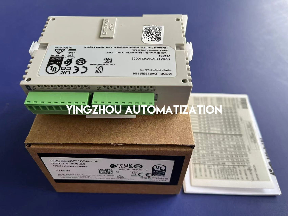 Delta DVP-S Series DVP16SM11N Digital Input Module - 16-Point DI 24VDC Expansion-vezhoo
