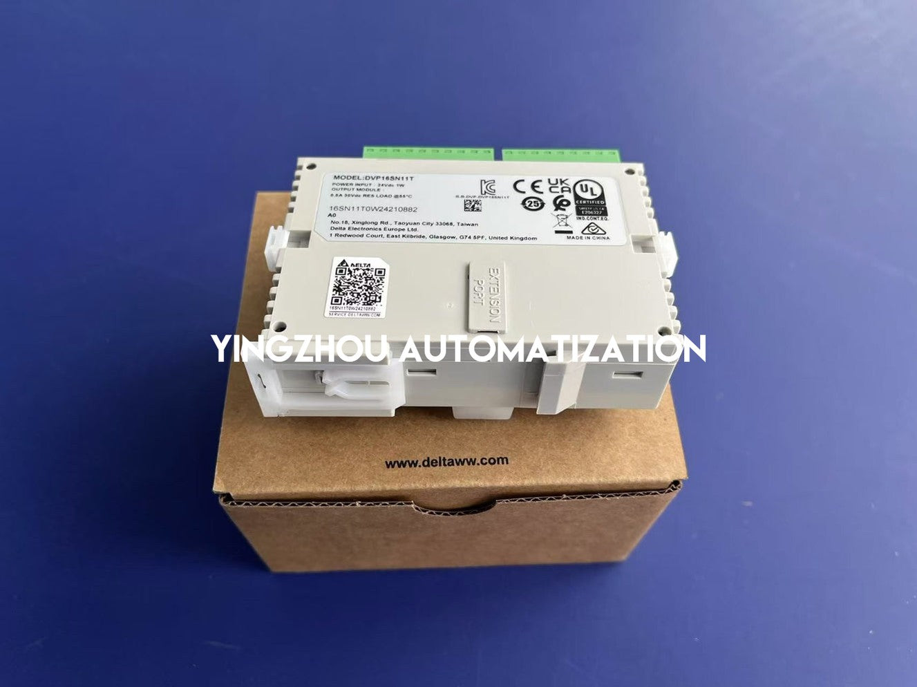 Delta DVP-S Series DVP16SN11T Extension Module - 16-Point Digital Output Transistor (NPN)-vezhoo