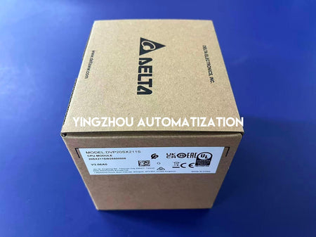Delta DVP-S Series DVP20SX211S PLC - 20-Point CPU, 8DI/6DO, 4AI/2AO, 24V DC, PNP Transistor-vezhoo