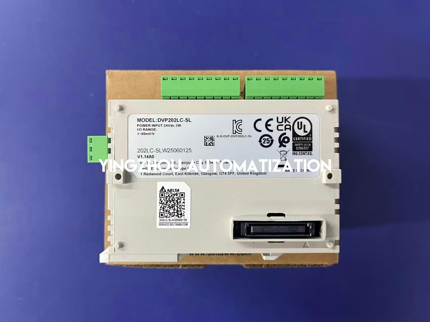 Delta DVP-S Series PLC 2-Channel Load Cell Module DVP202LC-SL - 24-bit Resolution-vezhoo