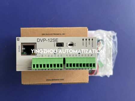 Delta DVP-S Series PLC DVP12SE11R - 12-Point CPU, Ethernet, RS-485, Relay Output-vezhoo