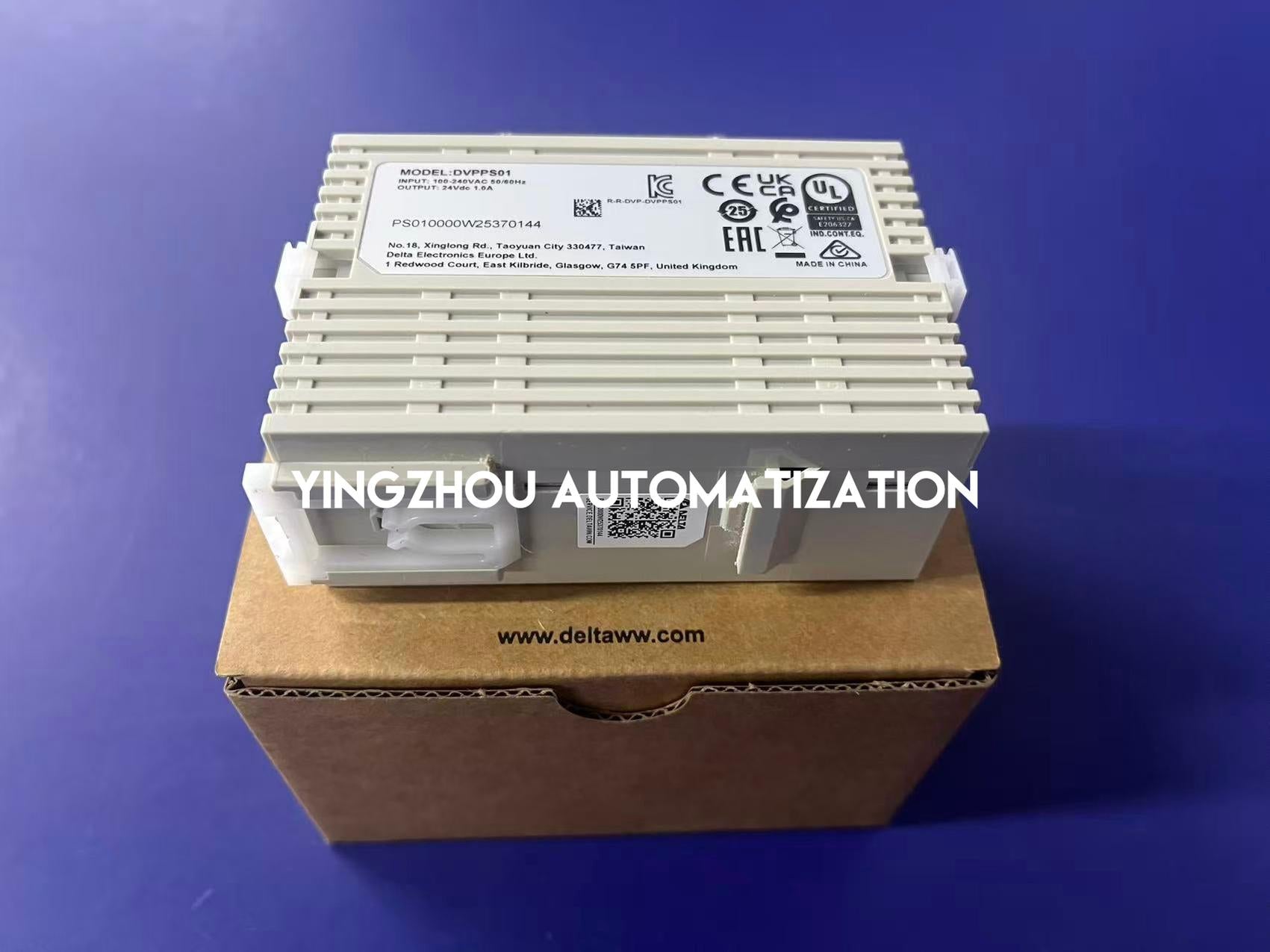 Delta DVPPS01 PLC Power Supply Module | 100-240V AC Input | 24V DC 1A Output | DVP Series Compact | Brand New Original Genuine-vezhoo