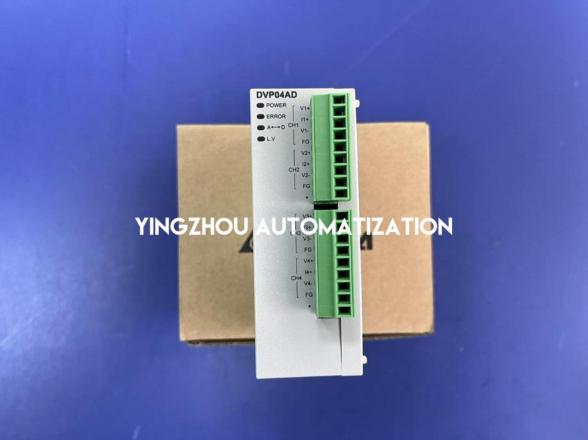 Delta DVP04AD-SL High-Speed Analog Input Module - 4 Channel, 16-bit Resolution, Left-Side Expansion-vezhoo