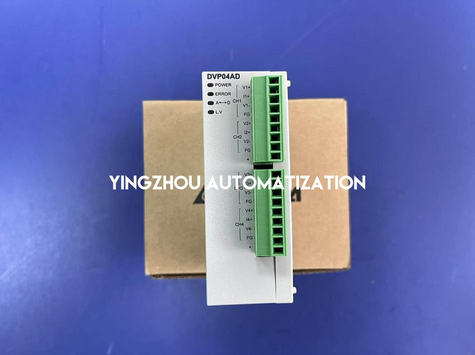 Delta DVP04AD-SL High-Speed Analog Input Module - 4 Channel, 16-bit Resolution, Left-Side Expansion-vezhoo