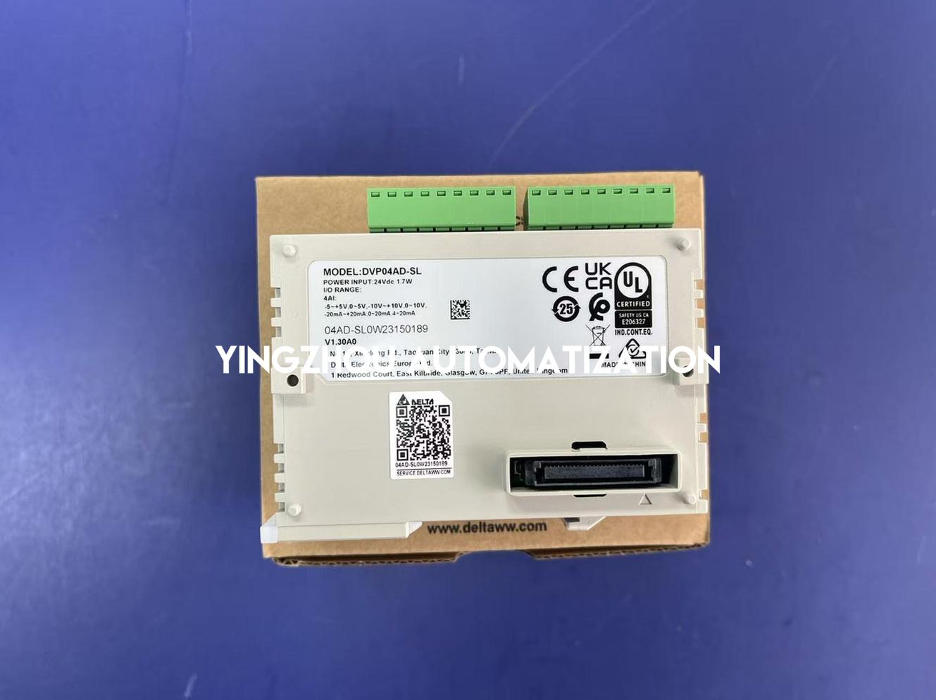 Delta DVP04AD-SL High-Speed Analog Input Module - 4 Channel, 16-bit Resolution, Left-Side Expansion-vezhoo
