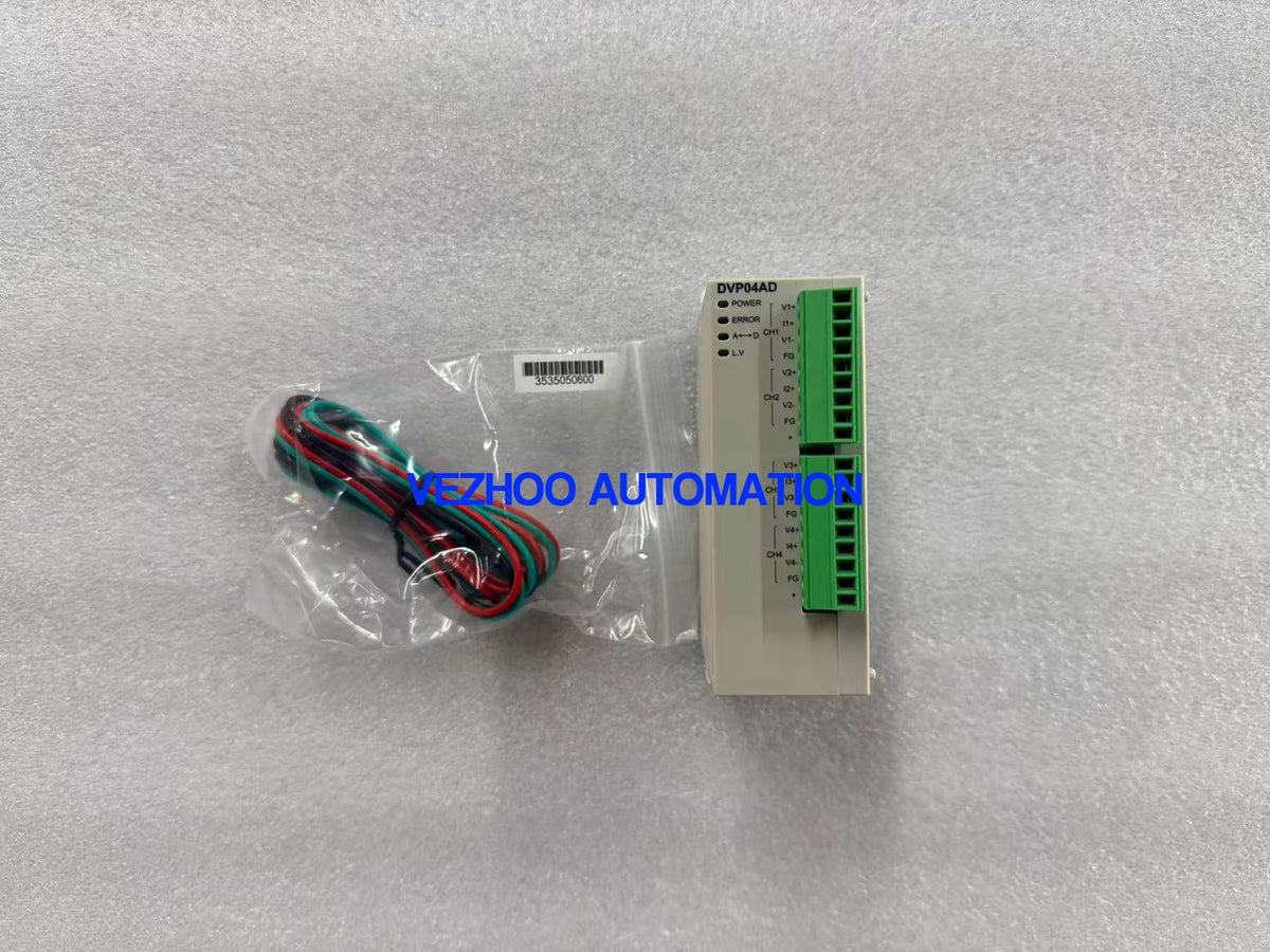Delta DVP04AD-SL Left-Side Analog Input Module 4-Channel 16-Bit-vezhoo