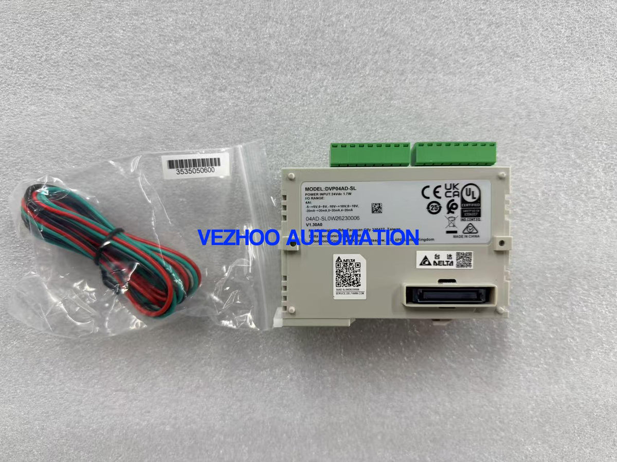 Delta DVP04AD-SL Left-Side Analog Input Module 4-Channel 16-Bit-vezhoo