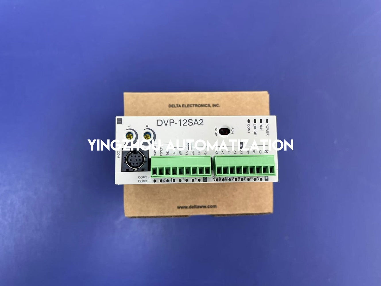 Delta DVP12SA211T SA2 Series PLC CPU - 8DI / 4DO (Transistor NPN), 16k Steps, 100kHz Pulse Output, 24VDC-vezhoo