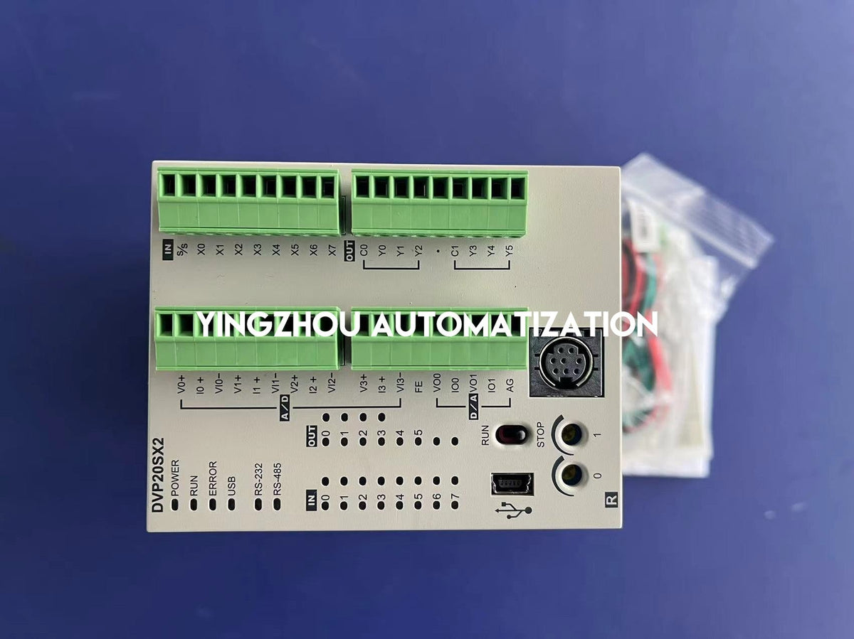 Delta DVP20SX211R SX2 Series PLC CPU - 8DI / 6DO (Relay), 4AI / 2AO, 24VDC-vezhoo