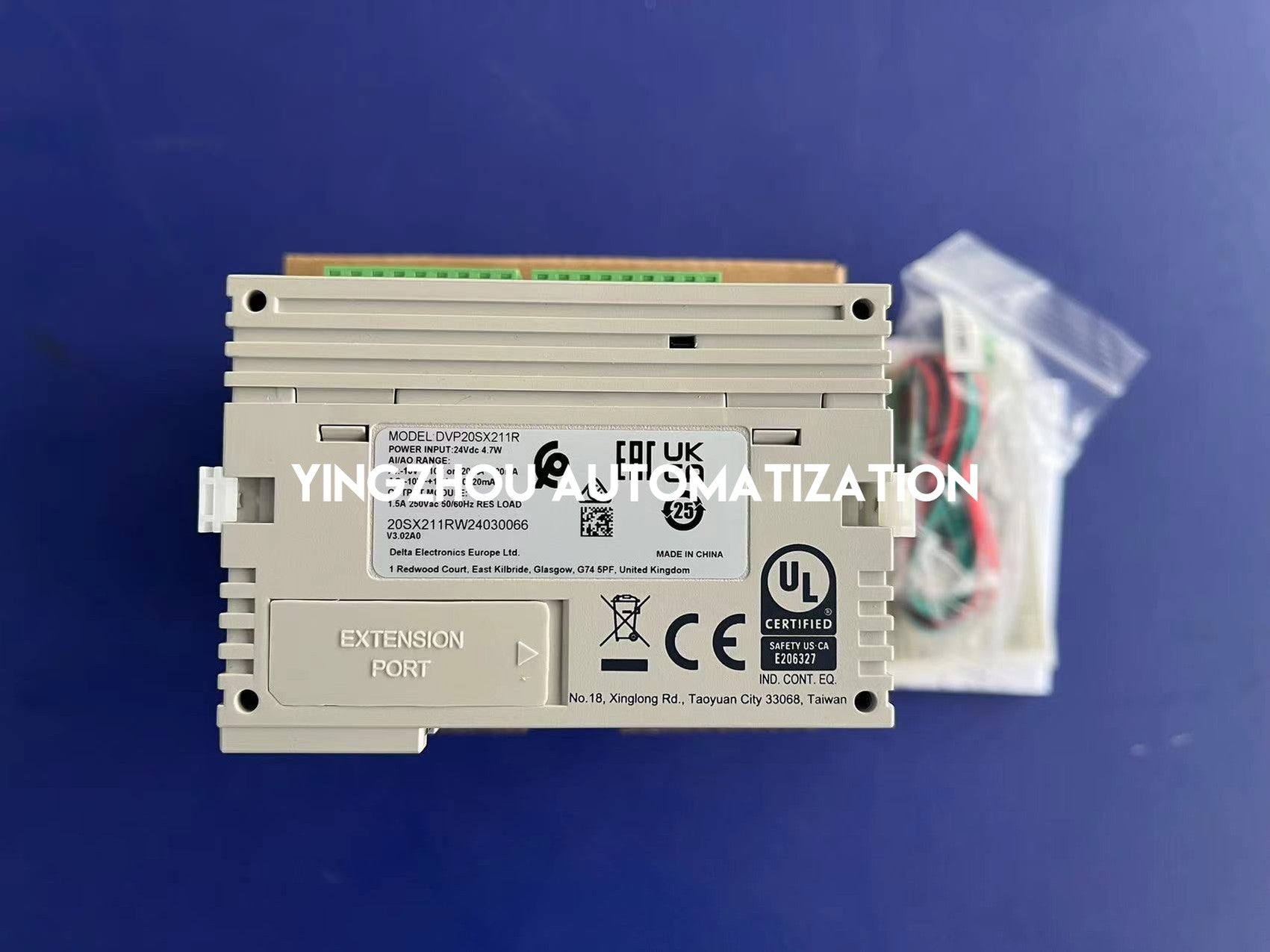 Delta DVP20SX211R SX2 Series PLC CPU - 8DI / 6DO (Relay), 4AI / 2AO, 24VDC-vezhoo