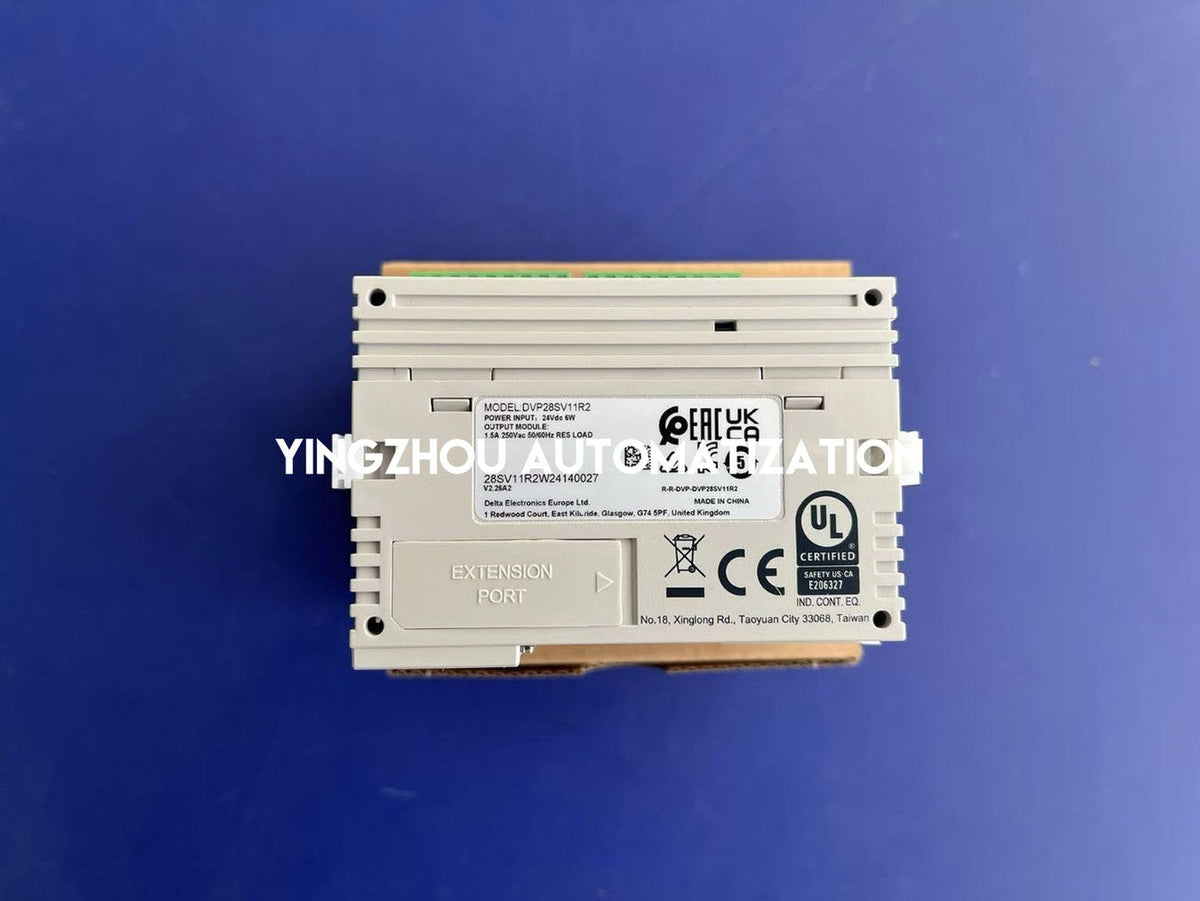 Delta DVP28SV11R2 SV2 Series PLC CPU - 16DI / 12DO (Relay), High-Performance Modular PLC, 24VDC-vezhoo