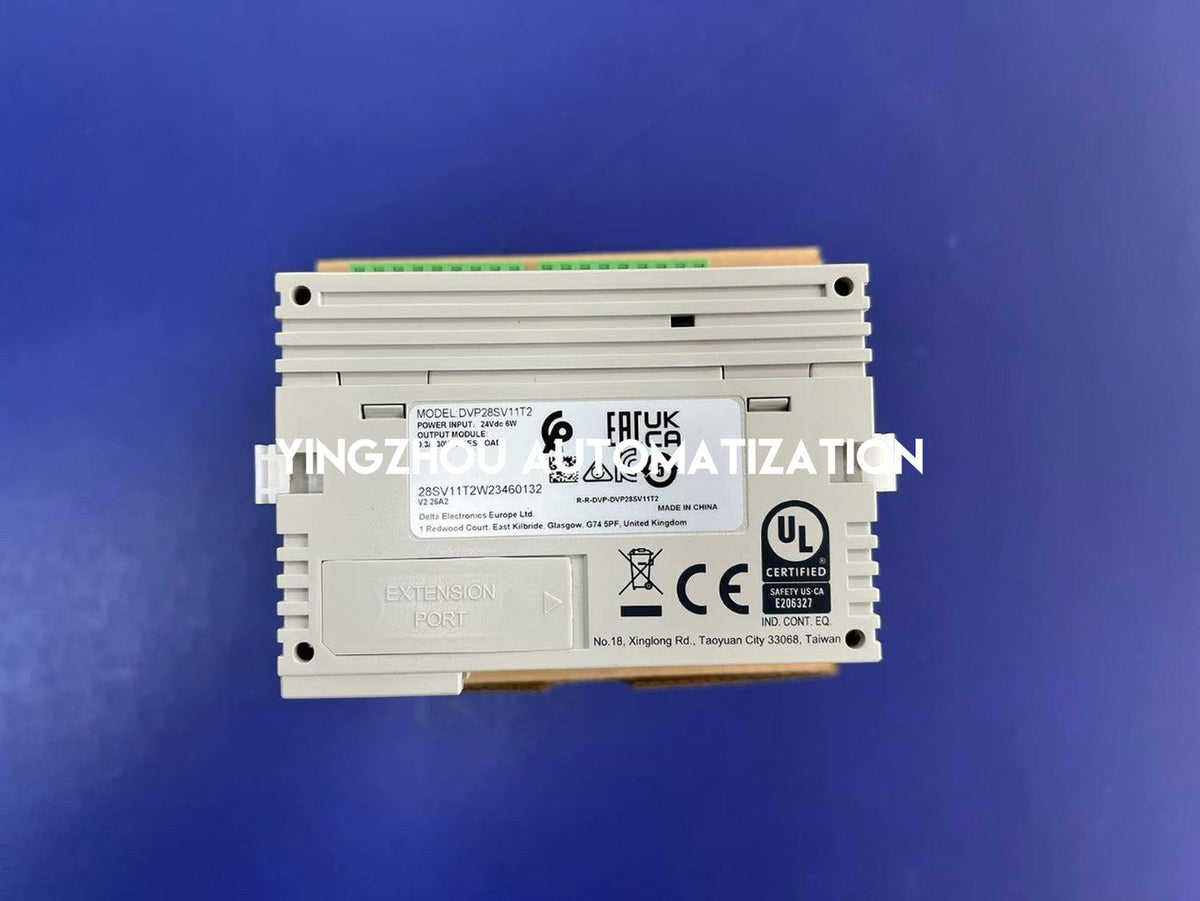 Delta DVP28SV11T2 SV2 Series PLC CPU - 16DI / 12DO (Transistor NPN), High-Speed Motion Control, 24VDC-vezhoo