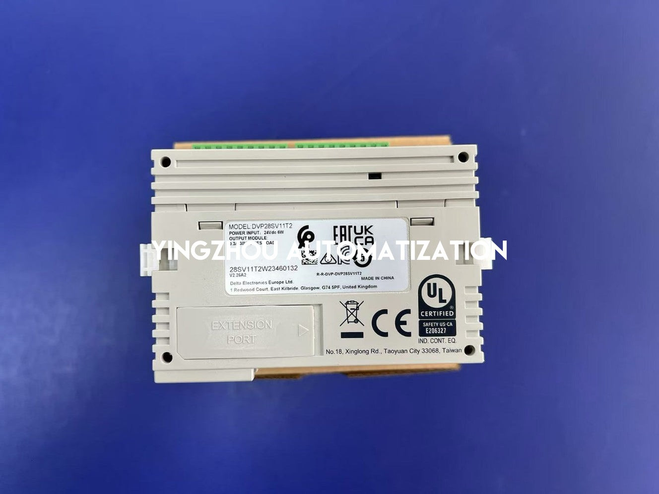 Delta DVP28SV11T2 SV2 Series PLC CPU - 16DI / 12DO (Transistor NPN), High-Speed Motion Control, 24VDC-vezhoo