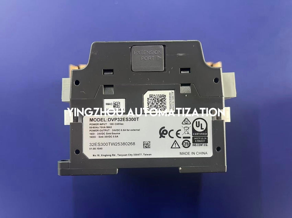 Delta DVP32ES300T PLC - ES3 Series High-Performance CPU, 16DI/16DO Transistor, Ethernet-vezhoo