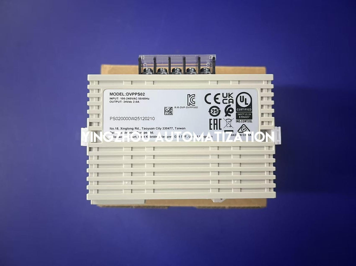 Delta DVPPS02 PLC Power Supply Module | 100-240V AC Input | 24V DC 2A Output | DVP Series Industrial Grade | Brand New Original Genuine-vezhoo