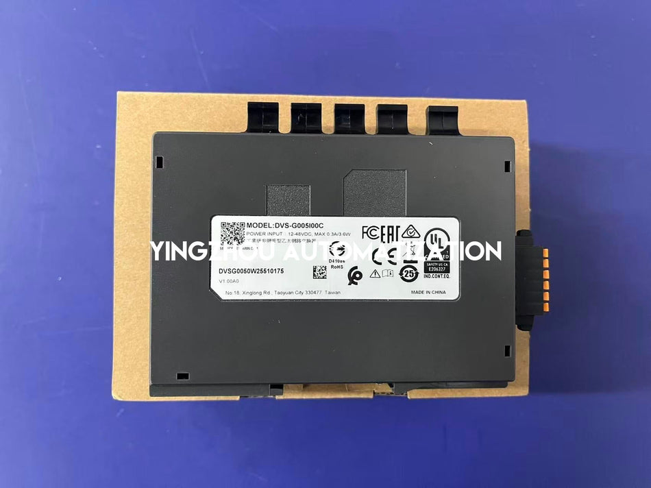 Delta DVS-G005I00C Industrial Unmanaged Switch - 5-Port Gigabit Ethernet, Slim Design, DIN Rail-vezhoo