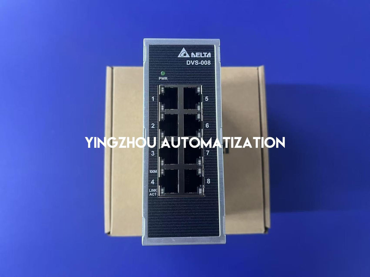 Delta DVS Series Industrial Ethernet Switch DVS-008I00 - 8-Port Unmanaged 10/100Base-T-vezhoo