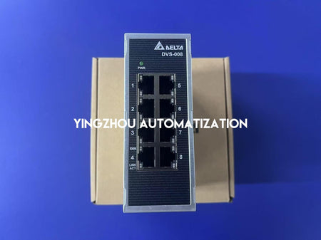 Delta DVS Series Industrial Ethernet Switch DVS-008I00 - 8-Port Unmanaged 10/100Base-T-vezhoo
