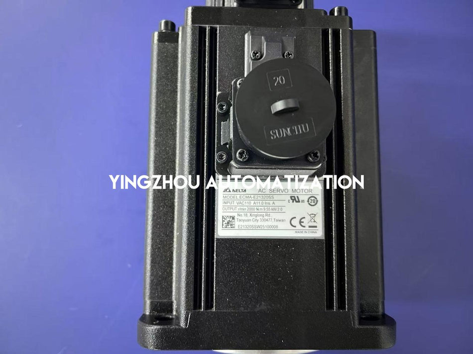 Delta ECMA-E21320SS Servo Motor - 2.0kW, 2000 RPM, 130mm Frame, with Brake & Oil Seal-vezhoo