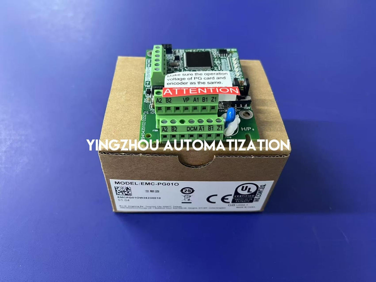 Delta EMC-PG01O Encoder Feedback Card - Open Collector Output for C2000/A2 Series-vezhoo