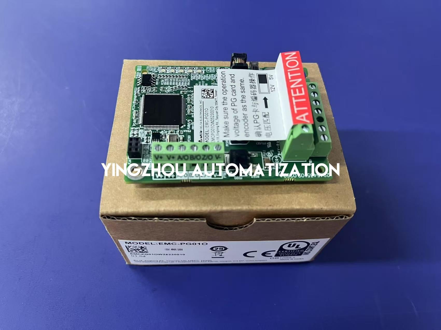 Delta EMC-PG01O Encoder Feedback Card - Open Collector Output for C2000/A2 Series-vezhoo