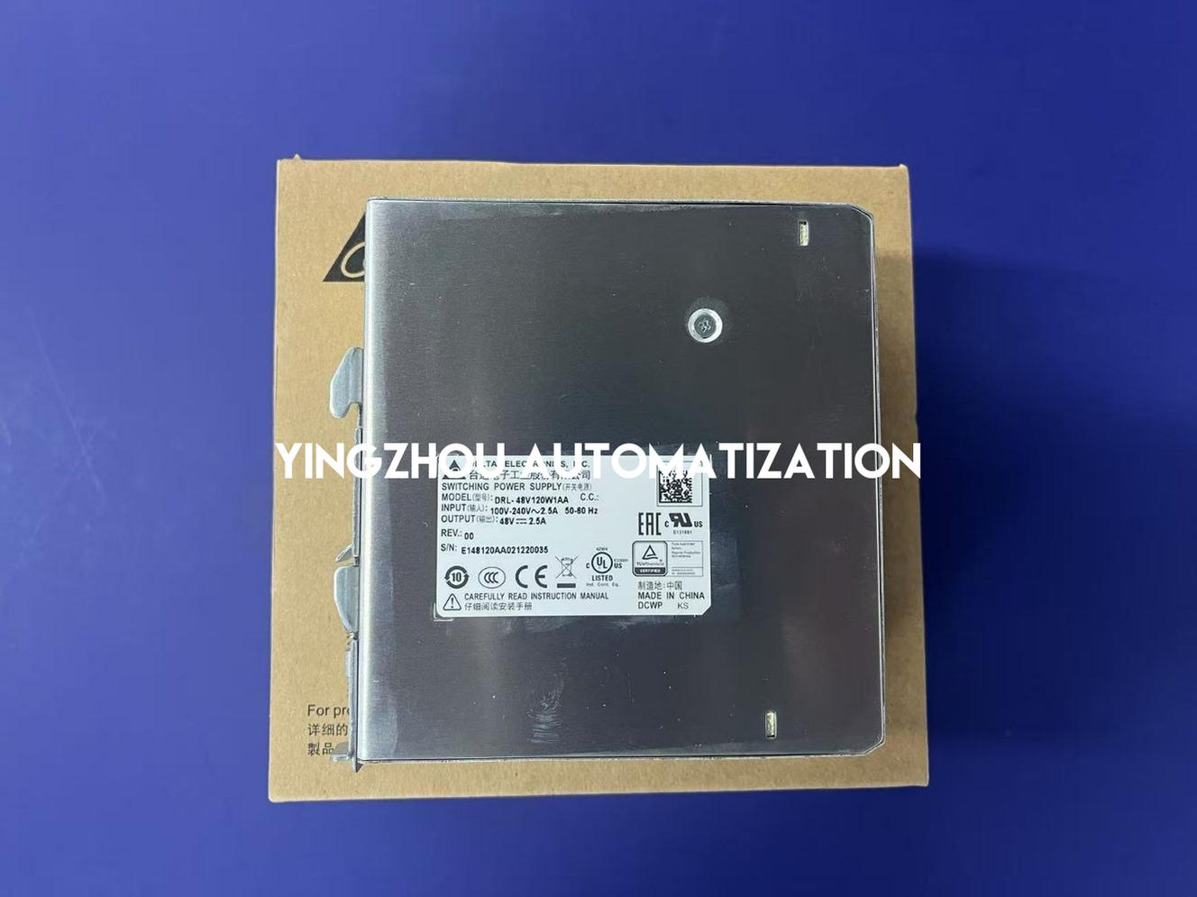 Delta LYTE DRL-48V120W1AA DIN Rail Power Supply - 48V 2.5A, 120W Output-vezhoo