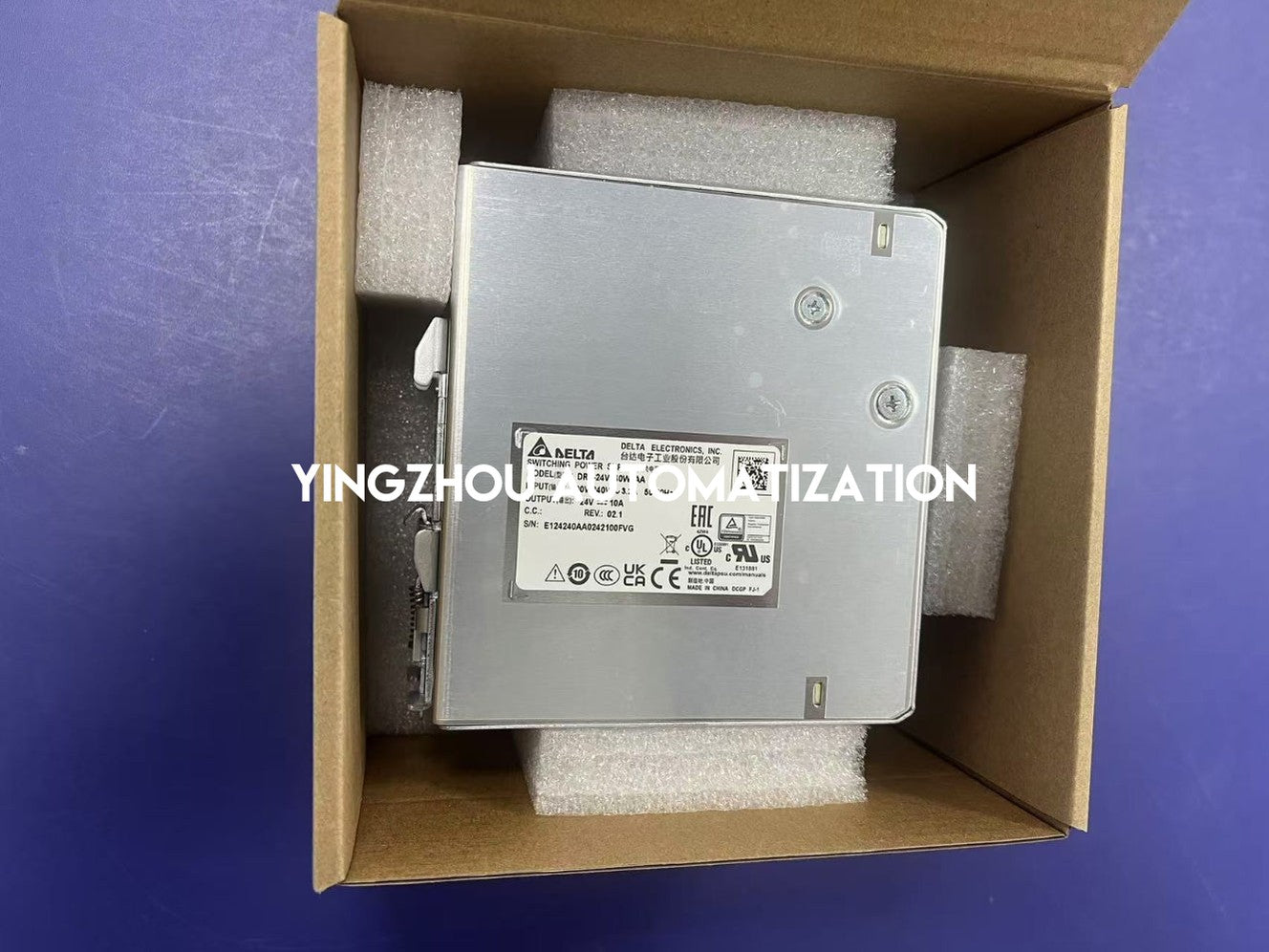 Delta Lyte Series DIN Rail Power Supply DRL-24V240W1AA - 24V 240W 10A-vezhoo
