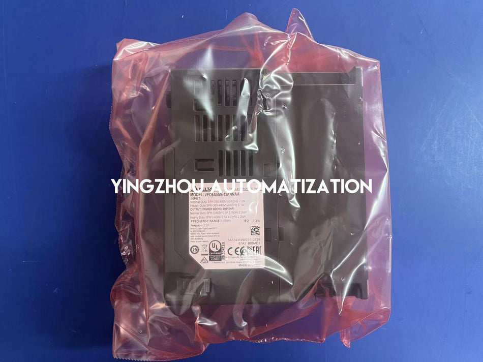 Delta ME300 Series VFD5A5ME43ANNAA AC Drive - 2.2kW (3HP), 460V 3-Phase, 5.5A, IP20-vezhoo