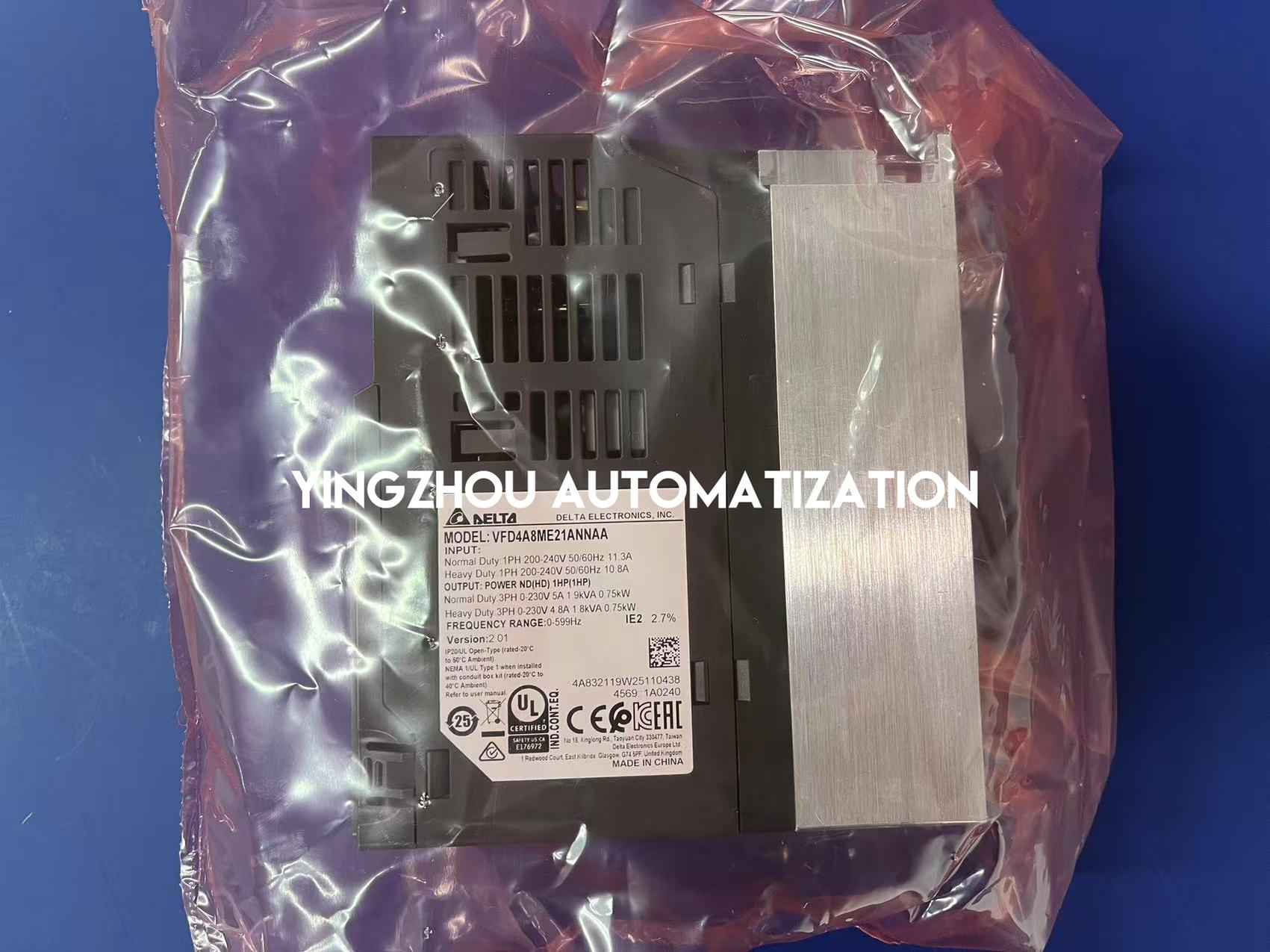 Delta ME300 VFD4A8ME21ANNAA VFD - 1HP (0.75kW), 230V 1-Phase Input, IP20-vezhoo