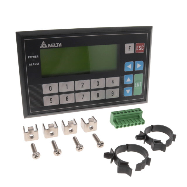 Delta TP04P-21EX1R HMI PLC Hybrid Controller - 4.1" LCD Display 8DI 8DO 4AI 2AO 2PT-vezhoo