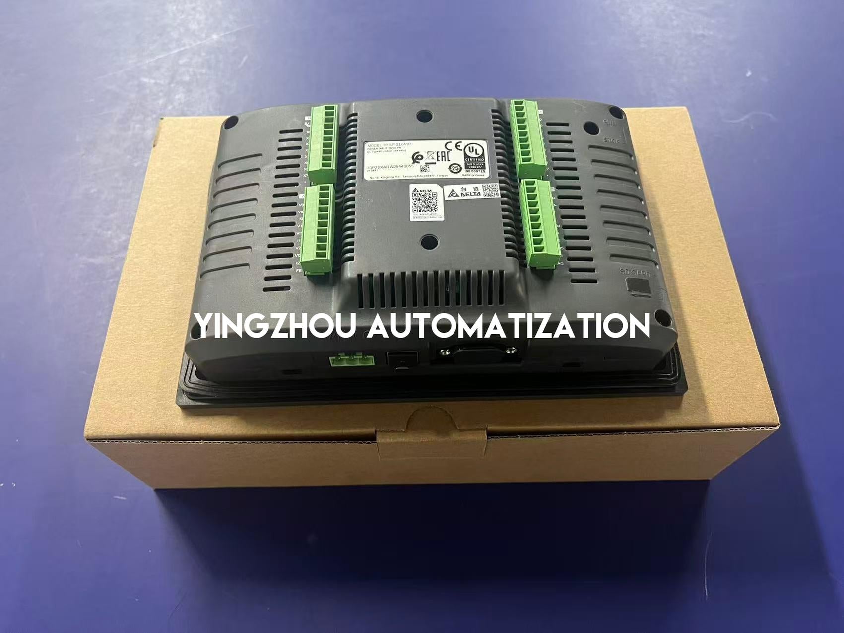 Delta TP70P-22XA1R Integrated HMI PLC | 7 Inch Touch Screen | 8DI/8DO Relay | 4AI/2AO Analog Built-in | Brand New Original-vezhoo