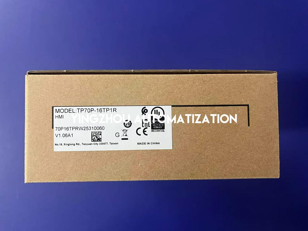 Delta TP70P-16TP1R Integrated HMI PLC | 7 Inch Touch Screen | 8DI/8DO Relay Output | All-in-One Controller | Brand New Original-vezhoo