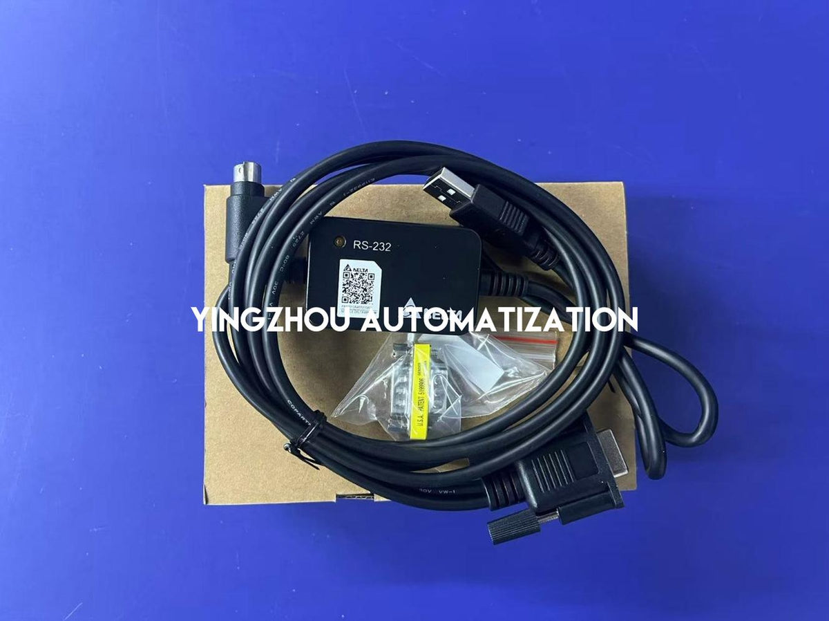 Delta UC-PRG020-12A Programming Cable - USB to RJ11/RJ12, For Delta VFD, PLC, and HMI-vezhoo