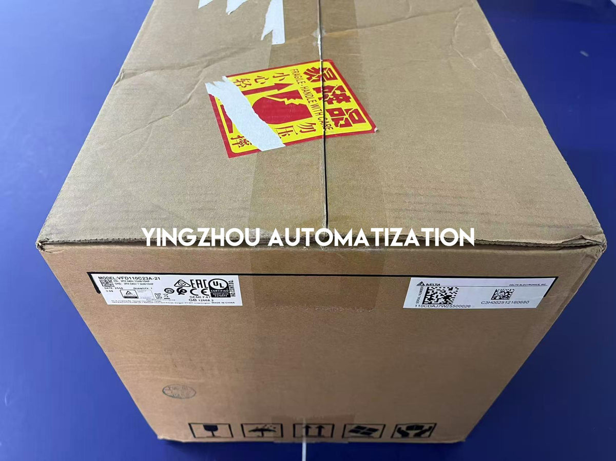 Delta VFD-C2000 VFD110C23A-21 AC Drive - 11kW (15HP), 230V 3-Phase, FOC Control-vezhoo