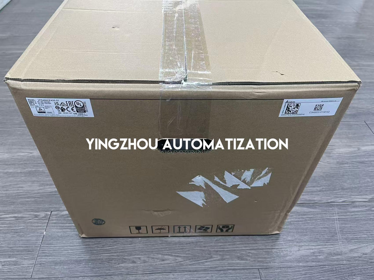 Delta VFD-CP2000 VFD450CP43S-21 AC Drive - 45kW (60HP), 460V 3-Phase, IP20, Built-in PLC-vezhoo