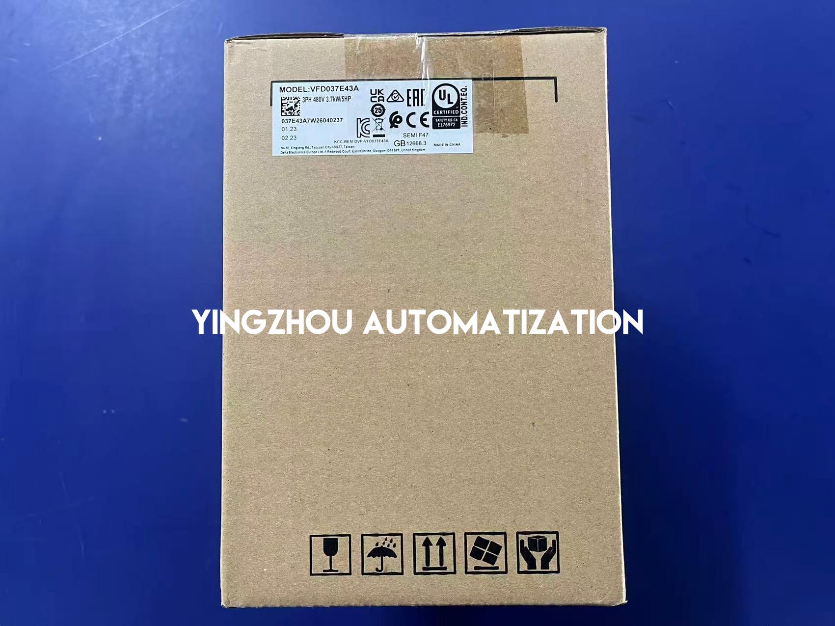 Delta VFD-E Series VFD037E43A Variable Frequency Drive | 3.7kW (5HP) | 3-Phase 460V | IP20-vezhoo