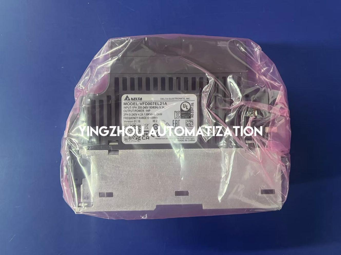 Delta VFD-EL Series VFD007EL21A AC Drive - 1 HP, 230V Single-Phase Input, 0.75kW-vezhoo
