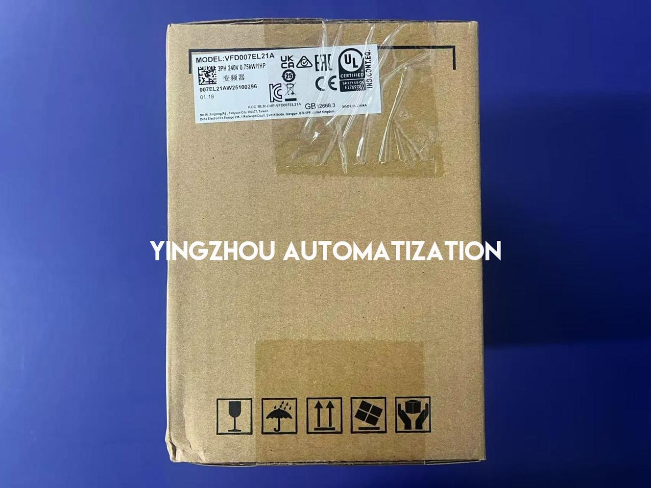 Delta VFD-EL Series VFD007EL21A AC Drive - 1 HP, 230V Single-Phase Input, 0.75kW-vezhoo
