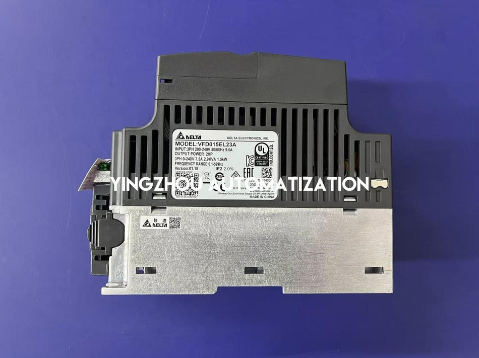 Delta VFD-EL Series VFD015EL23A VFD - 2HP (1.5kW), 230V 3-Phase Input, Multi-Function Drive-vezhoo